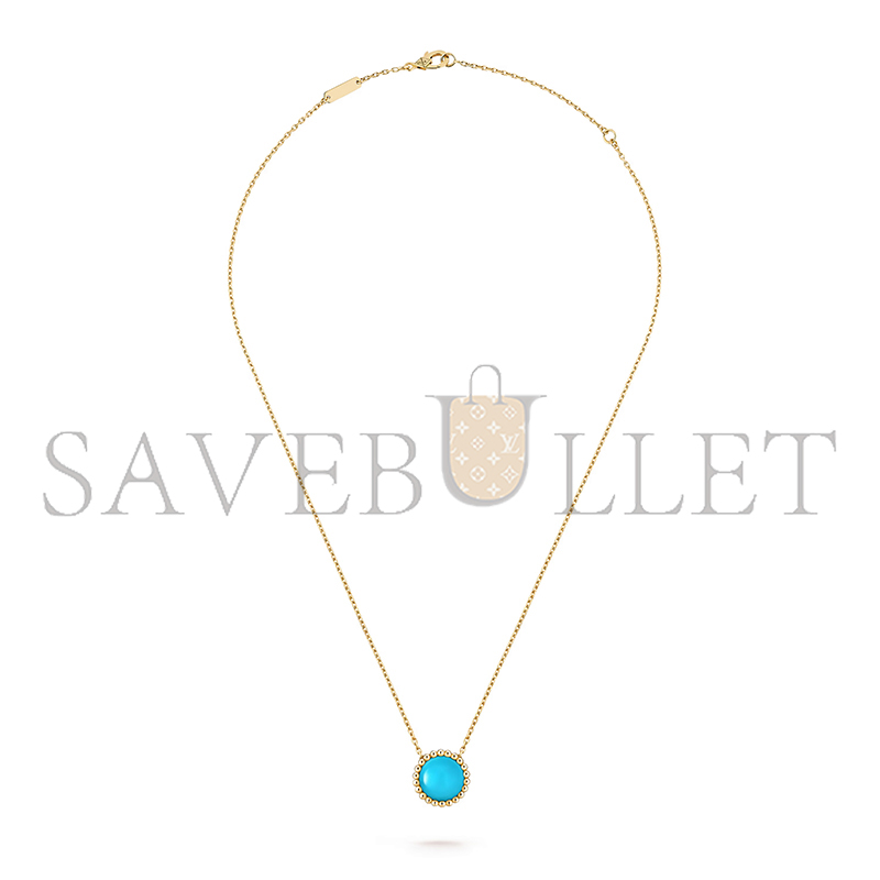V*n Cl**f arpels perlÉe couleurs pendant yellow gold vcarpml800